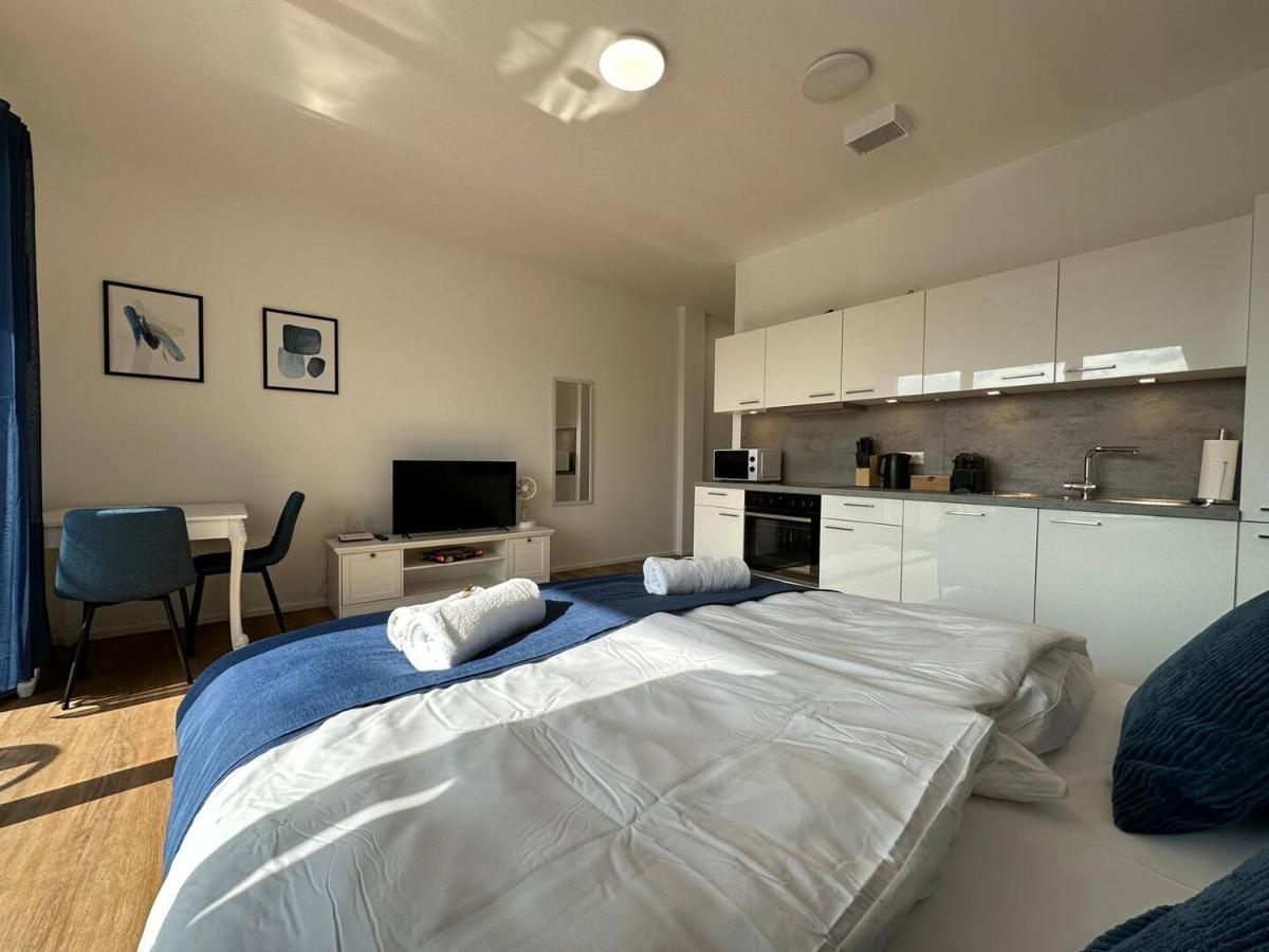 Suite4Me - Balkon I Kueche I Waschmaschine I Mainz-Kostheim Wiesbaden Buitenkant foto