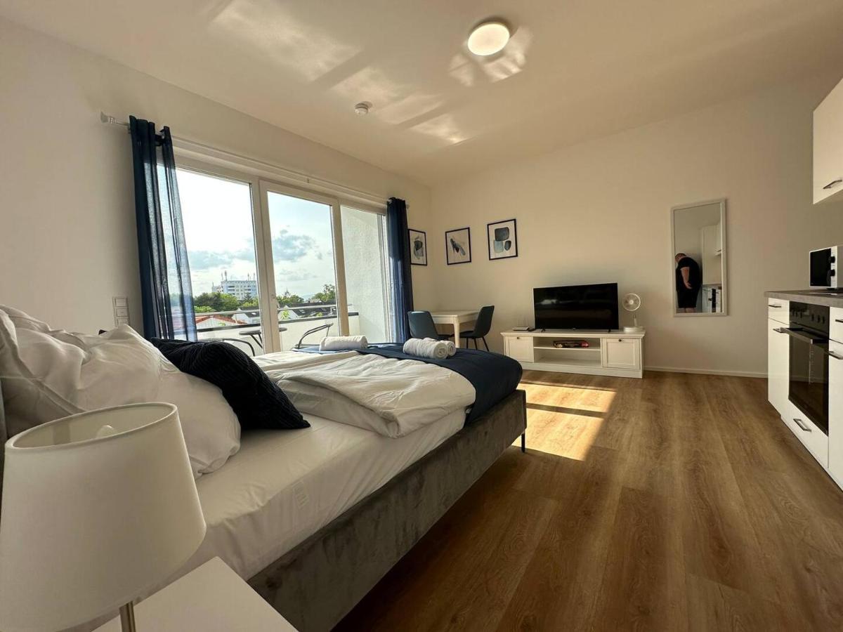 Suite4Me - Balkon I Kueche I Waschmaschine I Mainz-Kostheim Wiesbaden Buitenkant foto